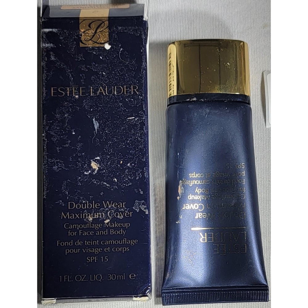 Estee Lauder Double Wear Maximum Cover Makeup 6W1 Sandalwood SPF 15 1oz New Box